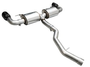 BMW 3 Series Performance Exhaust - Rear - AWE Tuning - Touring Edition Axle-Back with Dual 4.5 BMW 3 Series Performance Exhaust - Rear - AWE Tuning - Touring Edition Axle-Back with Dual 4.5